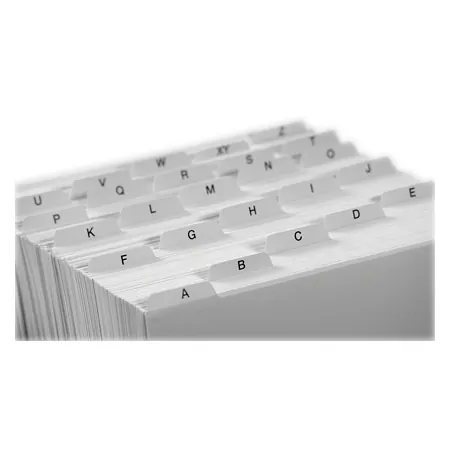 Register A-Z aus Kunststoff, 25-tlg., DIN A5 quer