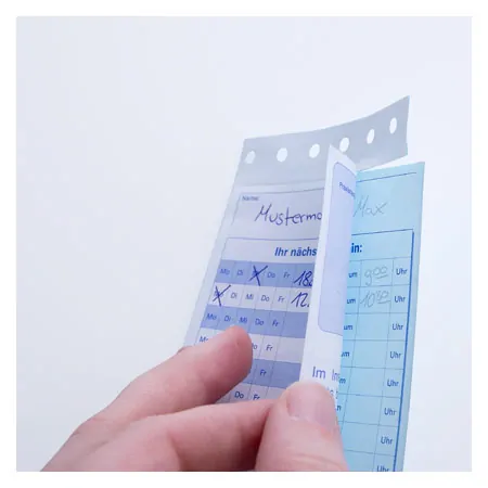 Terminzettelblock durchschreibend, 10 Blcke  75 Stze (1500 Bltter), DIN A7