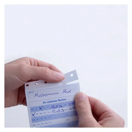 Terminzettelblock durchschreibend, 10 Blcke  75 Stze (1500 Bltter), DIN A7