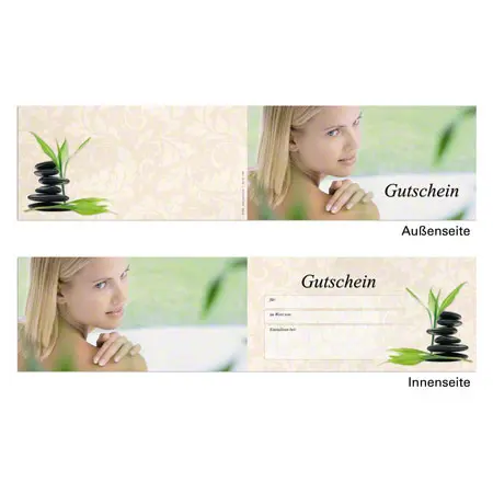Gutschein Relax, 25 Stck, DIN lang
