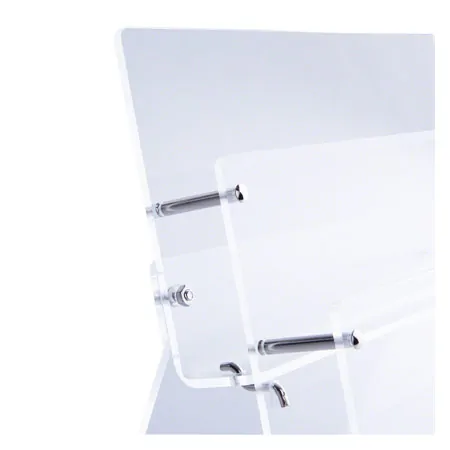 Gutscheinaufsteller 4-fach aus Acrylglas