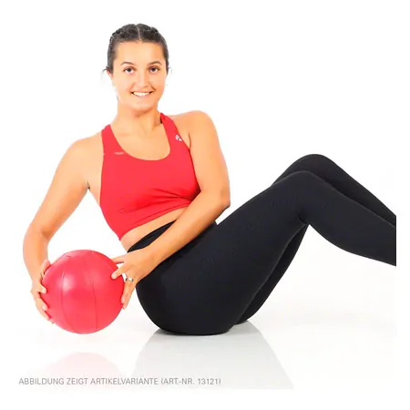 TOGU Medizinball aus Ruton,  28 cm, 1,5 kg, braun