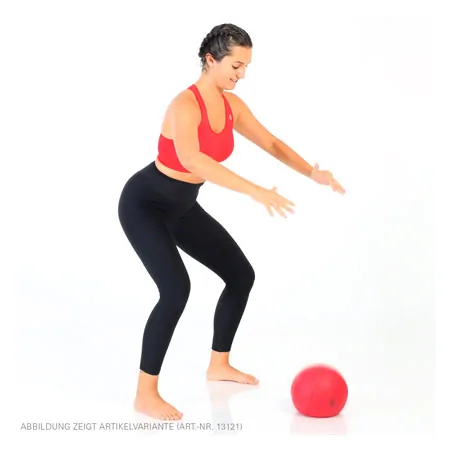 TOGU Medizinball aus Ruton,  28 cm, 2 kg, braun