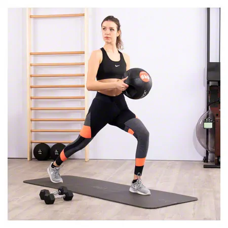 Gymstick Medizinball mit Griffen,  25 cm, 6 kg
