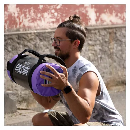 Gymstick Fitnessbag, 10 kg, lila,  22,5x55 cm