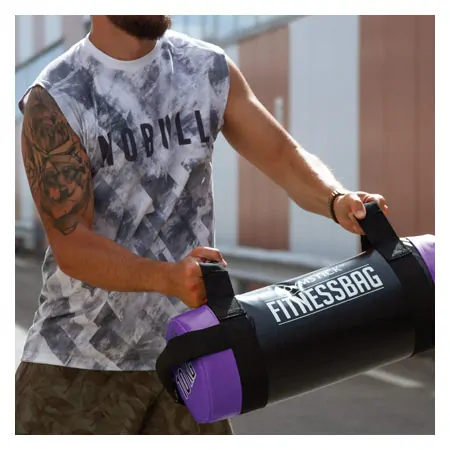Gymstick Fitnessbag, 10 kg, lila,  22,5x55 cm