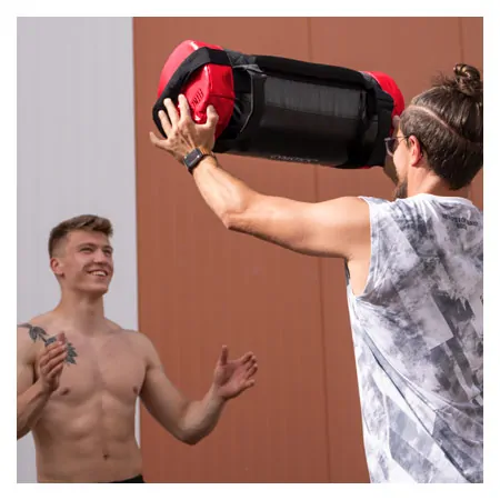 Gymstick Fitnessbag, 20 kg, rot,  25 cm x 60 cm
