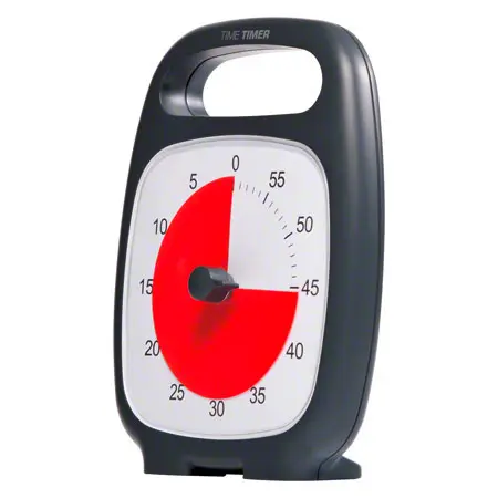 Time Timer Plus Tischuhr mit akustischem Signal, 60 Min., 14x18 cm