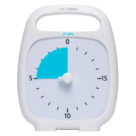 Time Timer Plus Tischuhr mit akustischem Signal, 20 Min., 14x18 cm