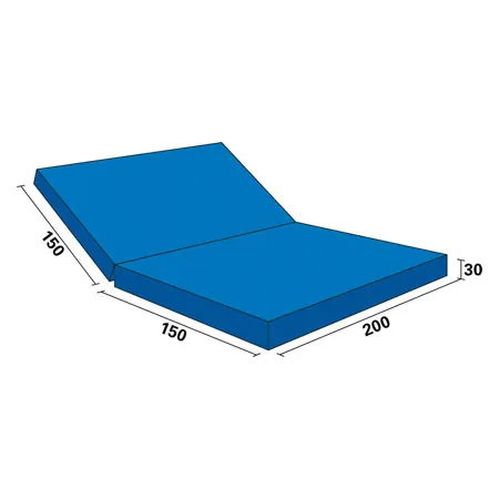 Weichbodenmatte RG 20, LxBxH 300x200x30 cm, klappbar