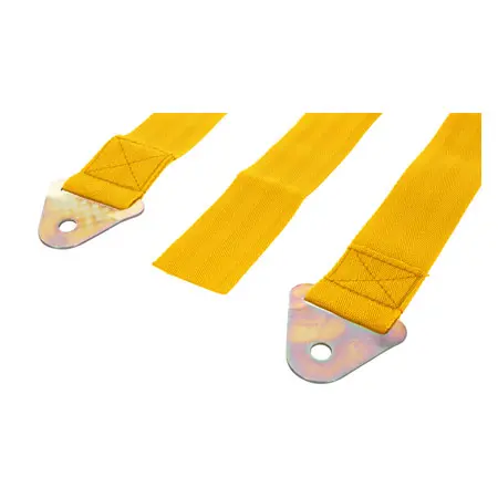 Wandbefestigungsgurt Standard fr Turnmatten 4 m x 50 mm (L x B), mit Schnellsteckverschluss, gelb