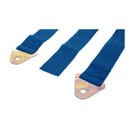 Wandbefestigungsgurt Standard fr Turnmatten 5 m x 50 mm (L x B), mit Schnellsteckverschluss, blau
