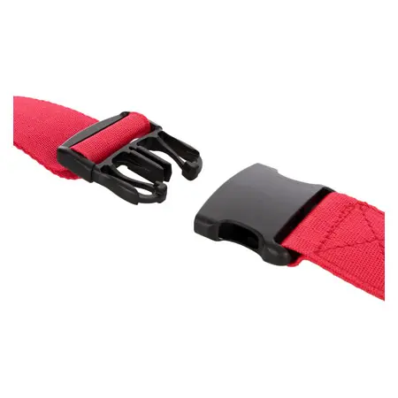 Wandbefestigungsgurt Standard fr Turnmatten 6 m x 50 mm (L x B), mit Schnellsteckverschluss, rot