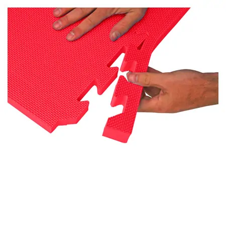 Vario-Top Gymnastikmatte, LxBxH 100x100x2,5 cm, rot