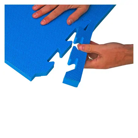Vario-Top Gymnastikmatte, LxBxH 100x100x2,5 cm, blau