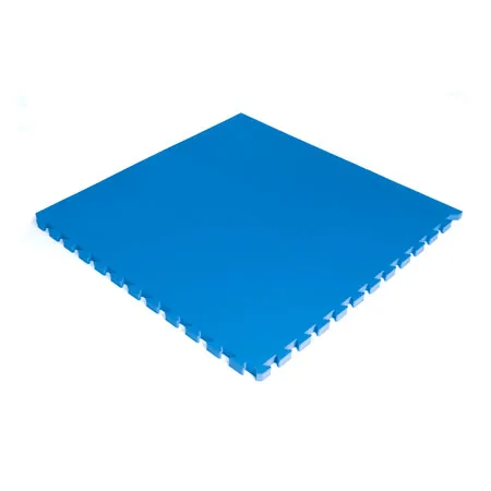 Vario-Top Gymnastikmatte, LxBxH 100x100x2,5 cm, blau