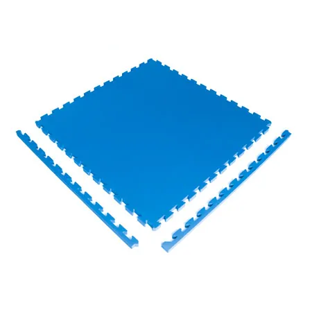 Vario-Top Gymnastikmatte, LxBxH 100x100x2,5 cm, blau