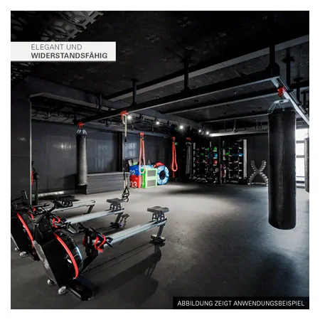 PAVIGYM Fitnessboden fr den Kraftraum Endurance, 100x100x0,7 cm