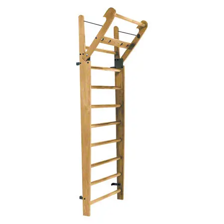 NOHrD Sprossenwand Esche, ausklappbar, 10 Sprossen, HxBxT 230x80x13 cm