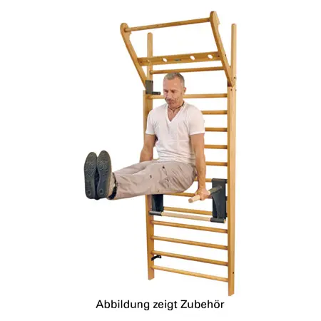 NOHrD Multi-Adapter Esche Klimmzugbgel und Dipstation fr Sprossenwand