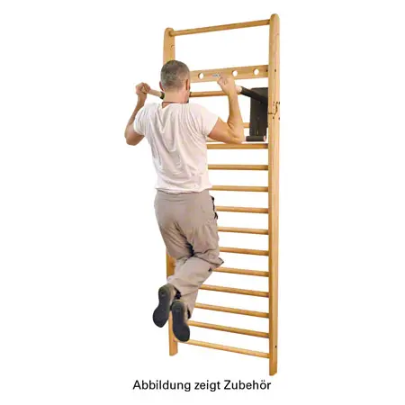 NOHrD Multi-Adapter Eiche Klimmzugbgel und Dipstation fr Sprossenwand