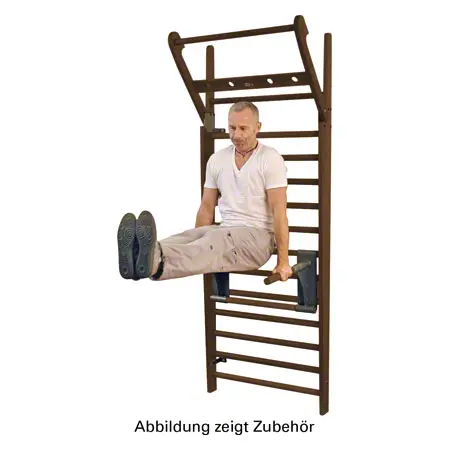 NOHrD Multi-Adapter Nussbaum Klimmzugbgel und Dipstation fr Sprossenwand