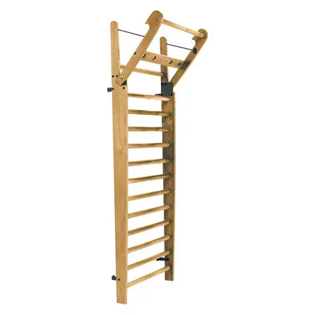 NOHrD Sprossenwand Eiche, ausklappbar, 14 Sprossen, HxBxT 230x80x13 cm