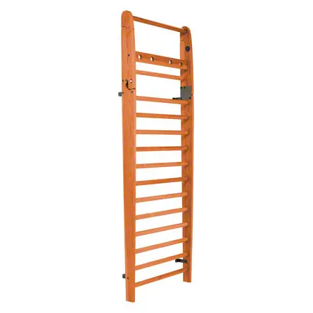 NOHrD Sprossenwand Kirsche, ausklappbar, 14 Sprossen, HxBxT 230x80x13 cm