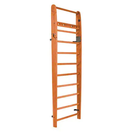 NOHrD Sprossenwand Kirsche, ausklappbar, 10 Sprossen, HxBxT 230x80x13 cm