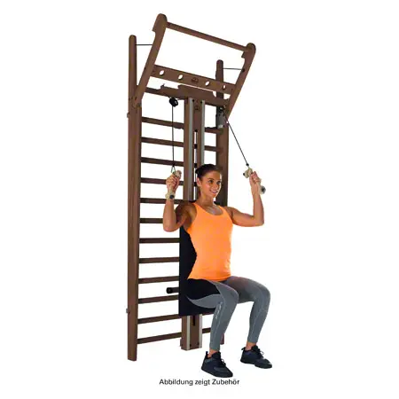 NOHrD Combi-Trainer fr Sprossenwand, Nussbaum