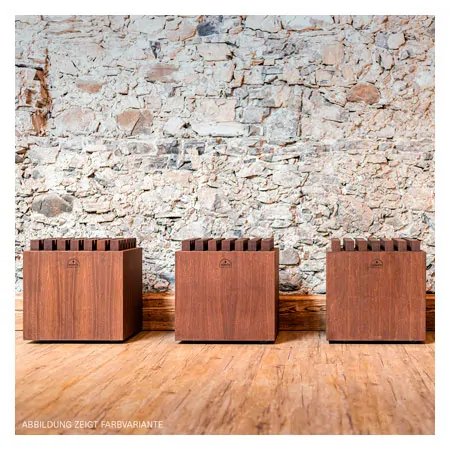 NOHrD Sitzhocker HedgeHock, Nussbaum