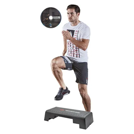 REEBOK Mini Step inkl. DVD, schwarz