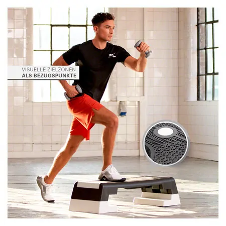 REEBOK Step professional inkl. DVD, schwarz-wei