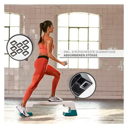 REEBOK Step professional, wei-trkis