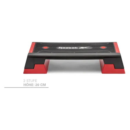 REEBOK Step professional inkl. DVD, schwarz-rot