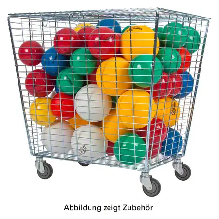 Ballwagen Exklusiv mit Deckel, 400 L, fahrbar