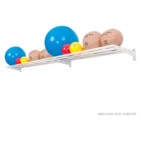 Wandhalterung Set, 250 cm, mit je 4 Auflagestben, Basis- und Erweiterungsmodul, 11-tlg.