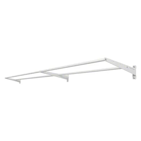 Wandhalterung Set, 250 cm, mit 2 Auflagestben, Basis- und Erweiterungsmodul, 7-tlg.
