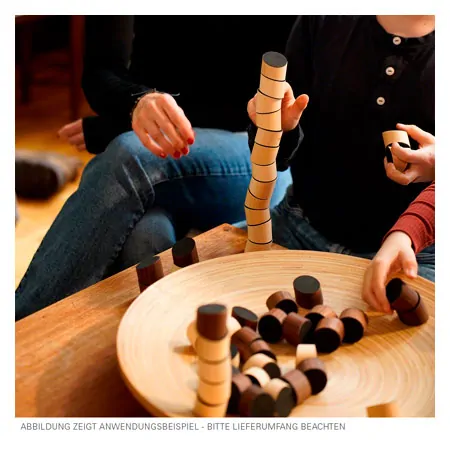 Loggos Holz-Baustein-Set L aus Buchenholz