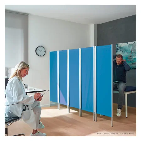 Leichtparavent 4-flgelig, H x B 165 x 204 cm