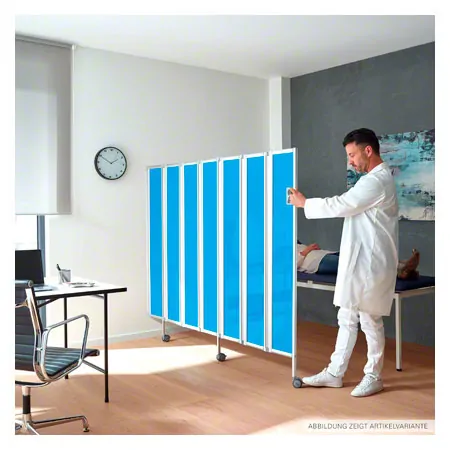 Faltwand flexibel, 3-flgelig, H x B 165 x 90 cm