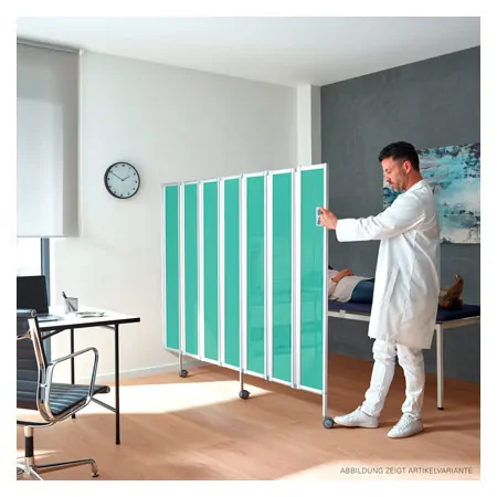 Faltwand flexibel, 3-flgelig, H x B 165 x 90 cm