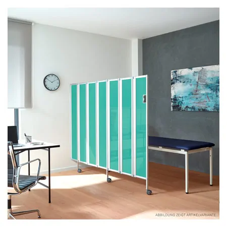 Faltwand flexibel, 3-flgelig, H x B 165 x 90 cm