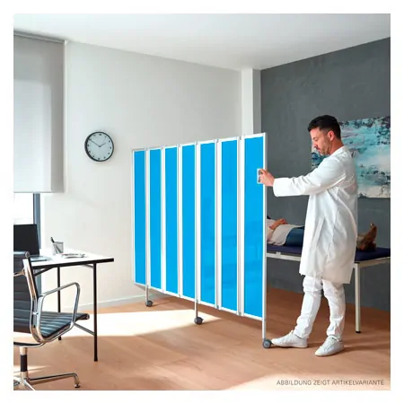 Faltwand flexibel, 5-flgelig, HxB 165x150 cm