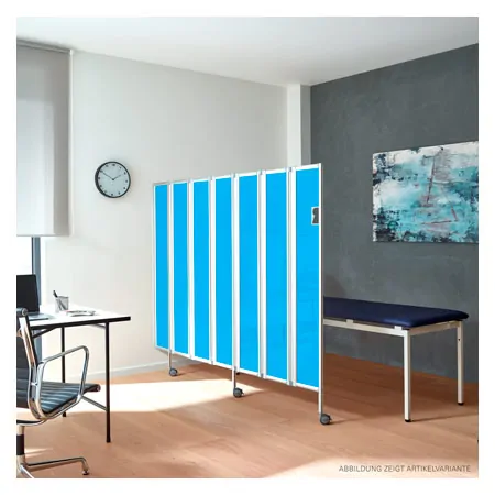 Faltwand flexibel, 5-flgelig, HxB 165x150 cm
