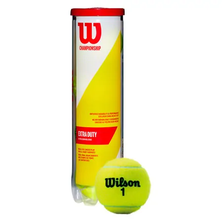 1x Wilson Tennisball CHAMPIONSHIP EXTRA DUTY , 4er-Dose