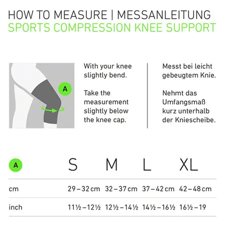 Bauerfeind Sports Compression Knee Support, Kniebandage