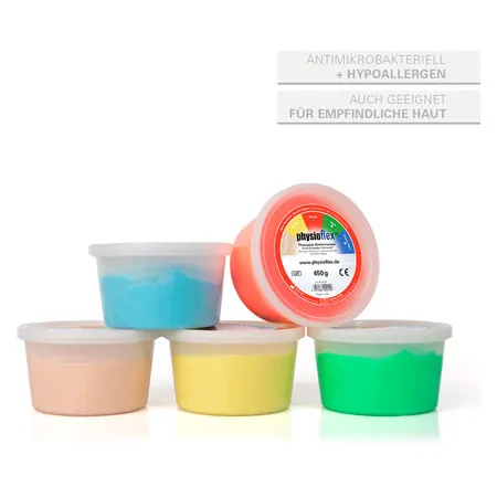 Physioflex Therapie-Knetmasse medium, 450 g, rot