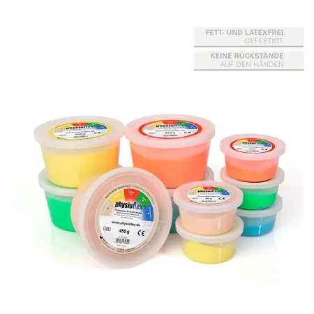 Physioflex Therapie-Knetmasse medium, 450 g, rot