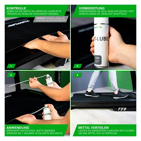 Silikonspray f�r Tunturi-Laufb�nder, 200ml